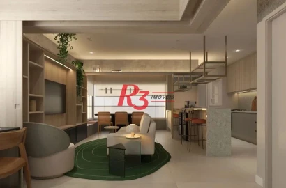 Apartamento à venda, 81 m² por R$ 744.022,13 - Centro - São Vicente/SP