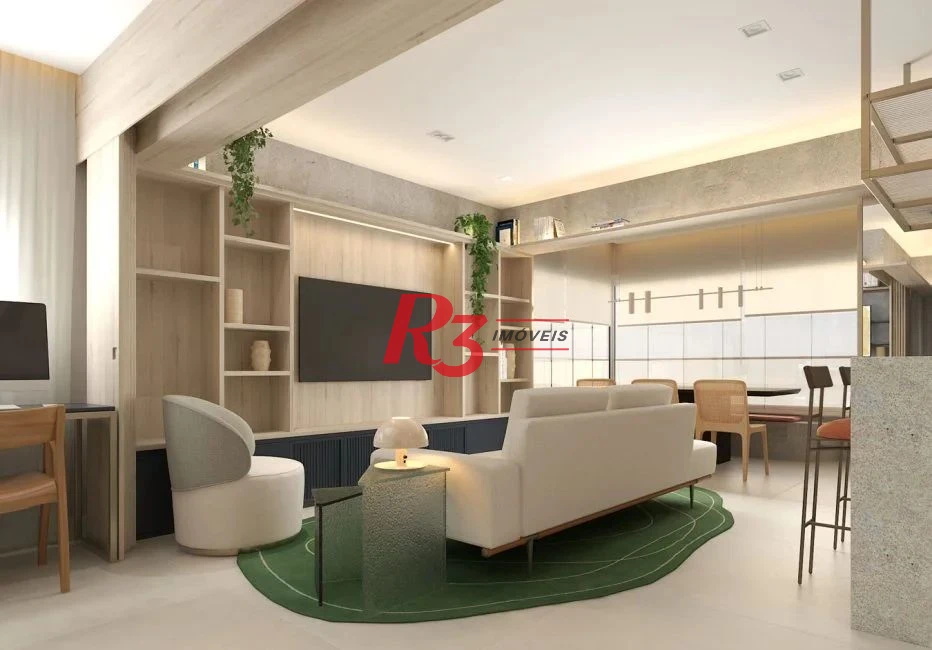 Apartamento à venda, 81 m² por R$ 744.022,13 - Centro - São Vicente/SP