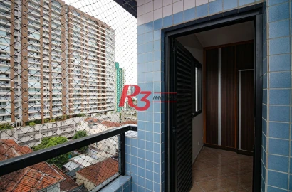 Apartamento com 2 dormitórios à venda, 75 m² por R$ 537.200,00 - Encruzilhada - Santos/SP