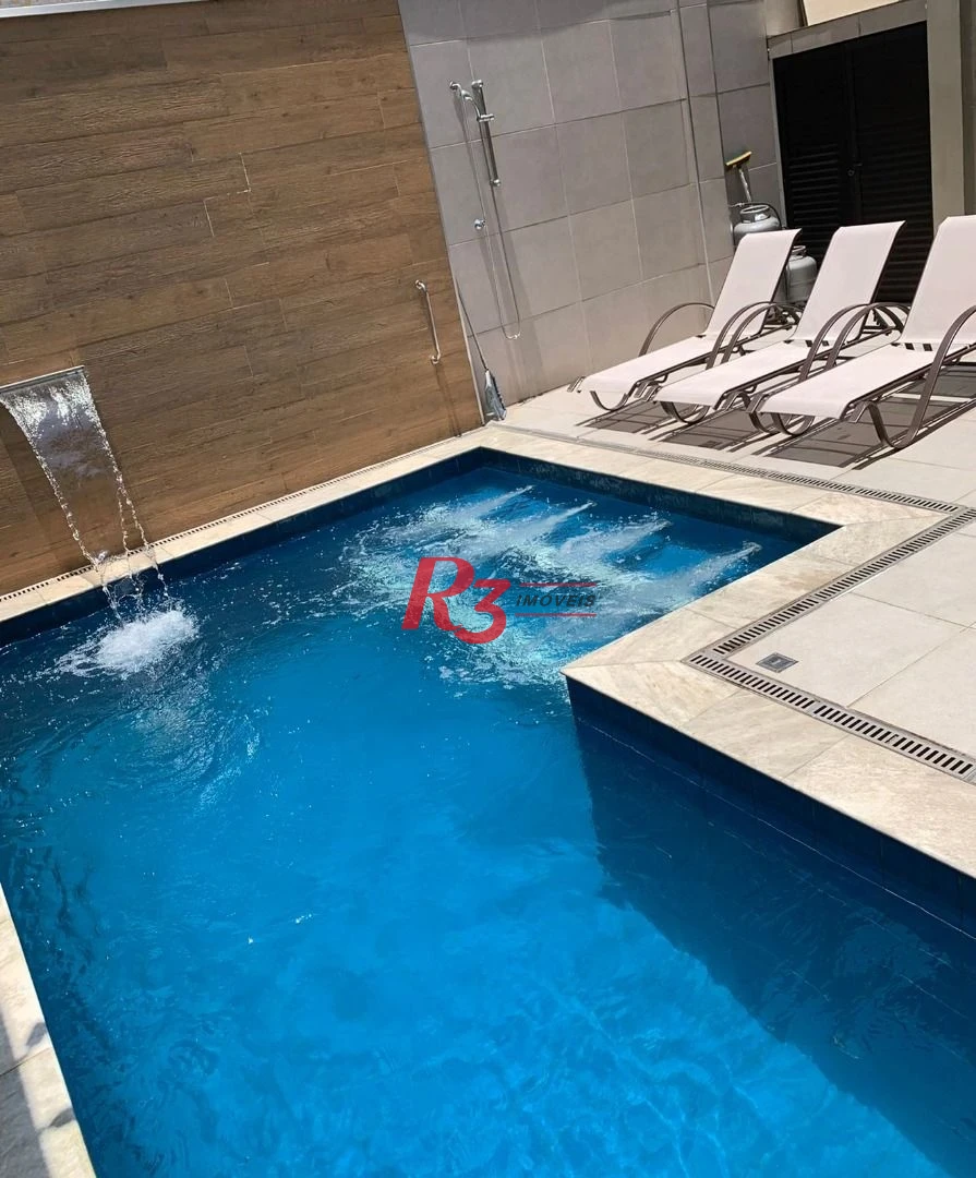Sobrado com 4 dormitórios, 350 m² - venda por R$ 3.400.000,00 ou aluguel por R$ 30.600,00/mês - Pompéia - Santos/SP