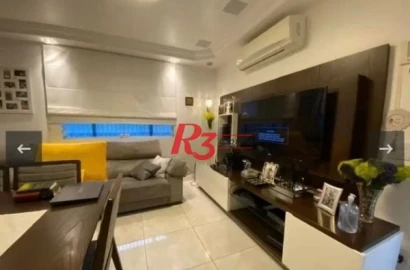 Sobrado com 3 dormitórios à venda, 190 m² por R$ 1.490.000,00 - Ponta da Praia - Santos/SP