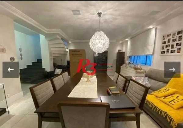 Sobrado com 3 dormitórios à venda, 190 m² por R$ 1.490.000,00 - Ponta da Praia - Santos/SP