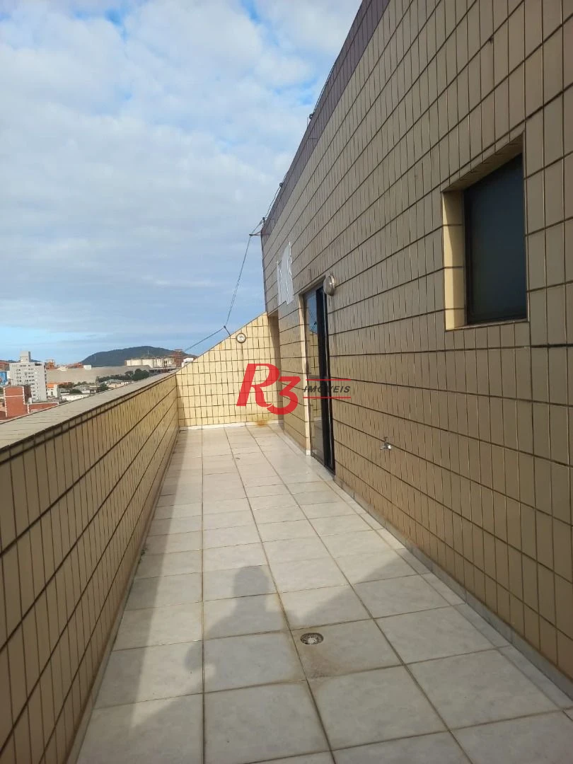 Cobertura com 3 dormitórios à venda, 183 m² por R$ 1.043.000,00 - Aparecida - Santos/SP