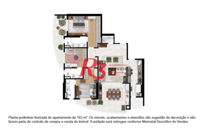 Apartamento com 3 dormitórios à venda, 163 m² por R$ 1.999.800,00 - Ponta da Praia - Santos/SP