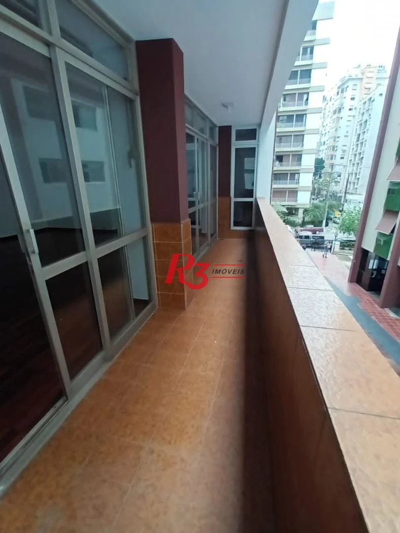 Apartamento com 3 dormitórios à venda, 161 m² por R$ 1.200.000,00 - Gonzaga - Santos/SP