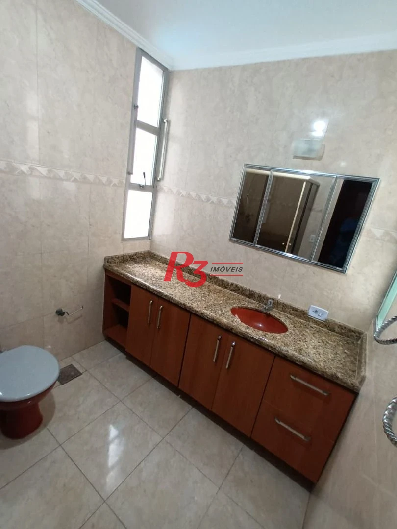 Apartamento com 3 dormitórios à venda, 161 m² por R$ 1.200.000,00 - Gonzaga - Santos/SP