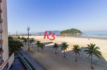 Apartamento com 2 dormitórios para alugar, 160 m² por R$ 8.000,00/mês - José Menino - Santos/SP