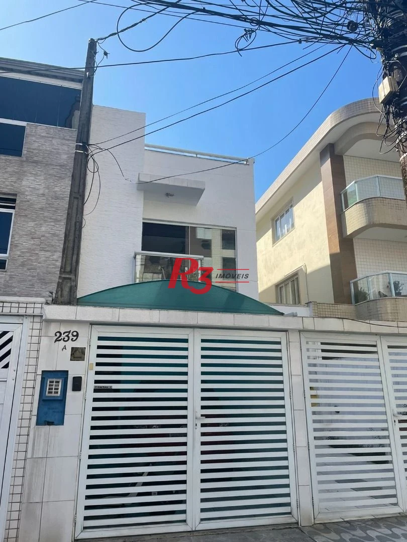 Casa com 3 dormitórios à venda, 130 m² por R$ 1.400.000,00 - Embaré - Santos/SP