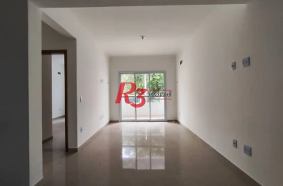 SOBREPOSTA ALTA DE FRENTE SACADA com 3 SUÍTES, VARANDA GOURMET COBERTA E DESCOBERTA, 2 VAGAS à venda, 148 m² por R$ 950.000  Ponta da Praia Santos SP