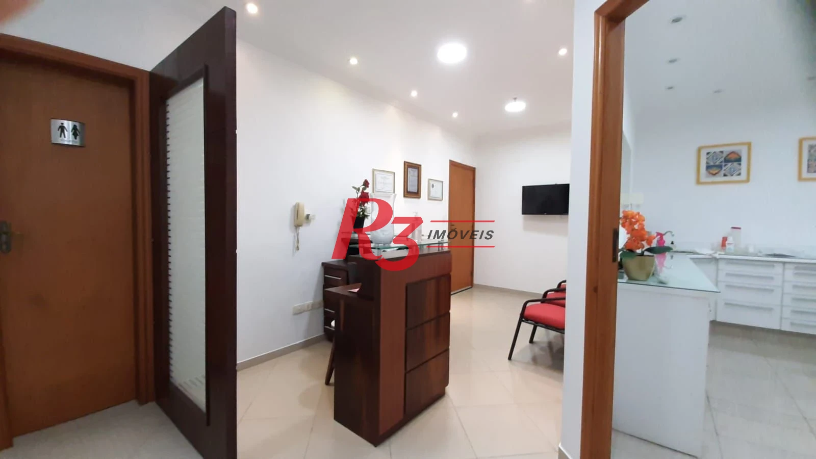 Sala comercial á venda, com