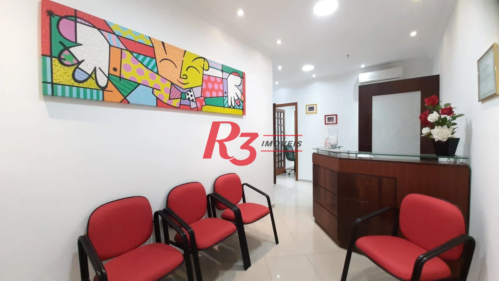 Sala comercial á venda, com