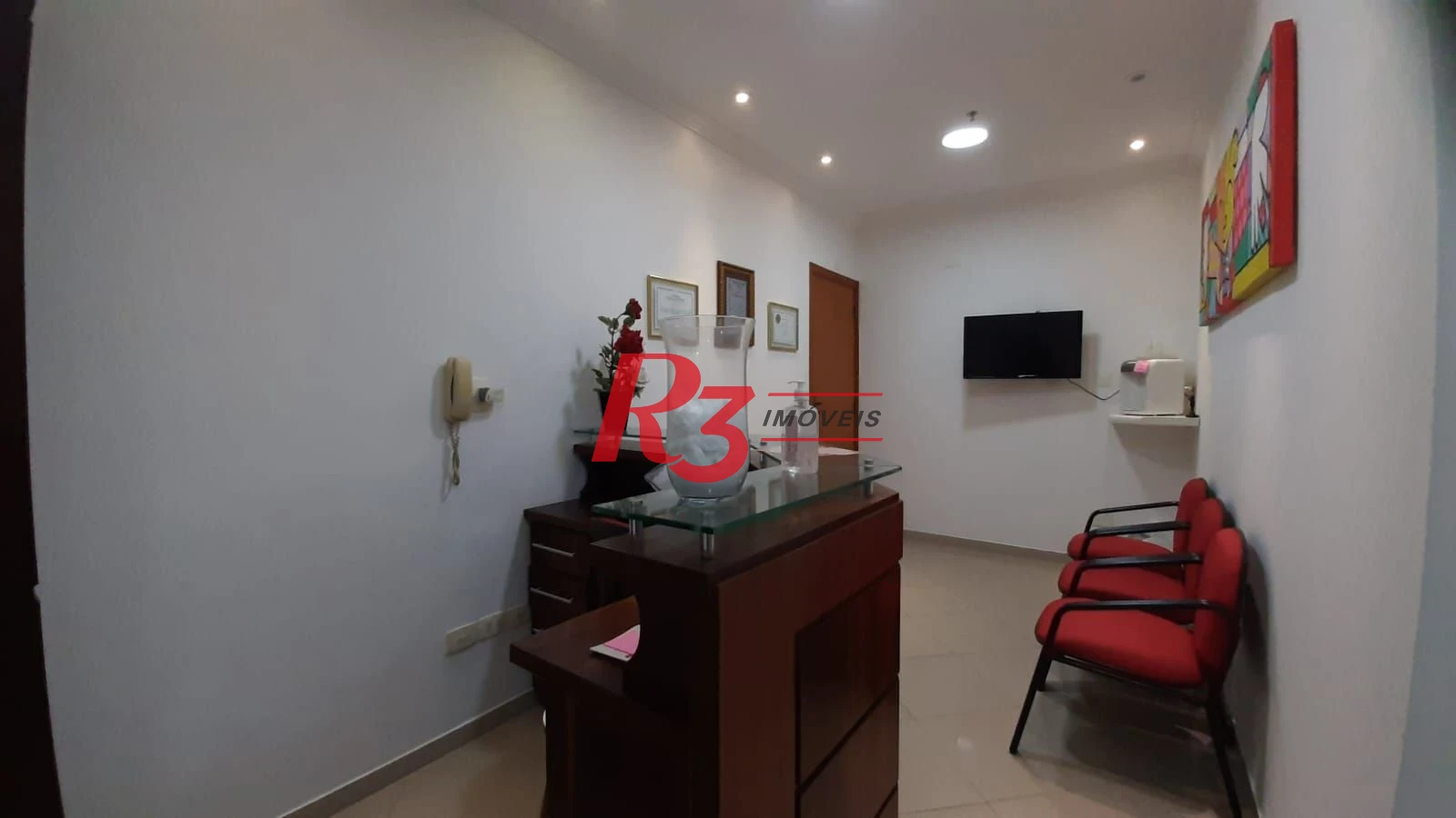 Sala comercial á venda, com
