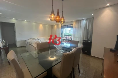 Apartamento com 3 dormitórios à venda, 157 m² por R$ 1.450.000,00 - Ponta da Praia - Santos/SP