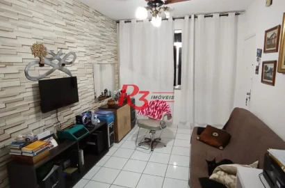 Apartamento com 2 dormitórios à venda, 70 m² por R$ 450.000,00 - Boqueirão - Santos/SP