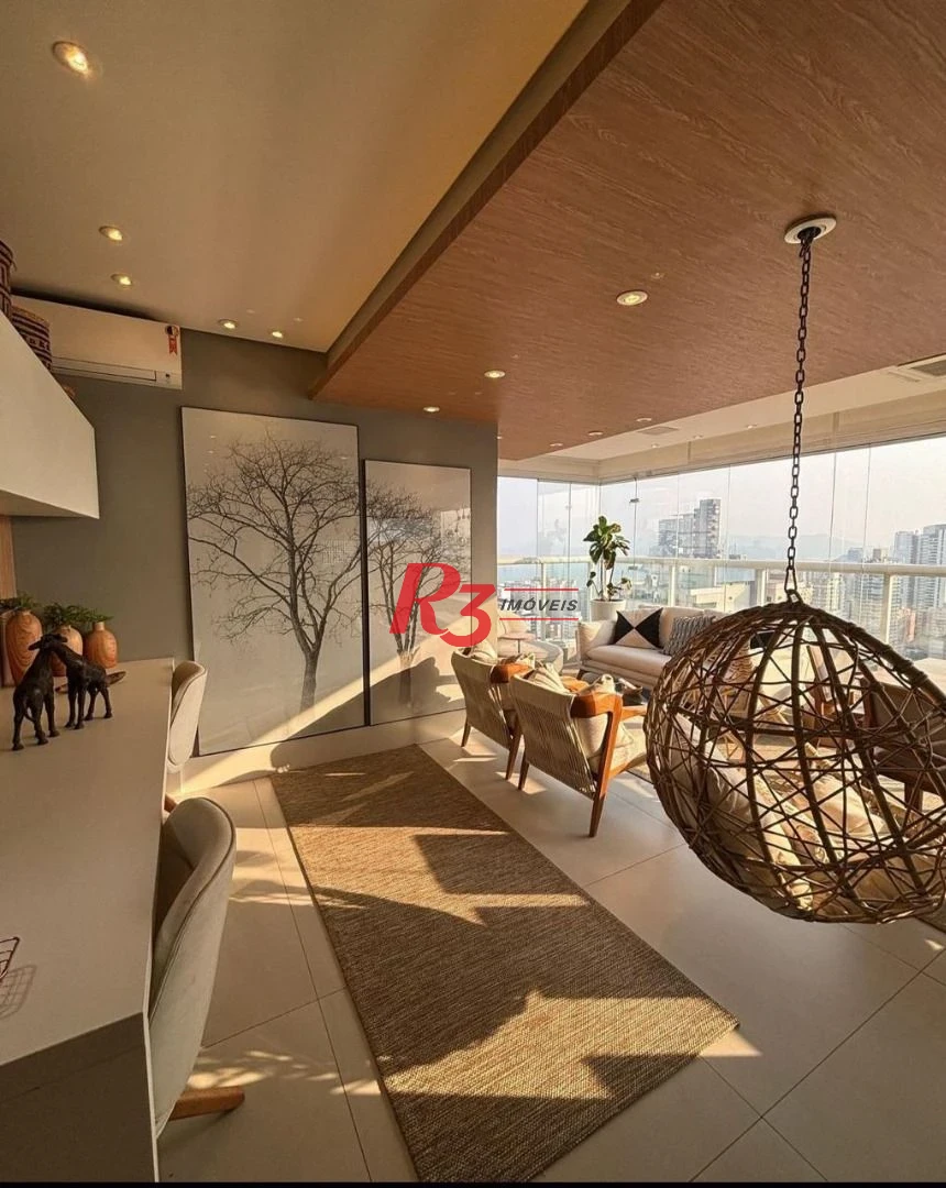 Apartamento à venda, 134 m² por R$ 2.950.000,00 - Gonzaga - Santos/SP