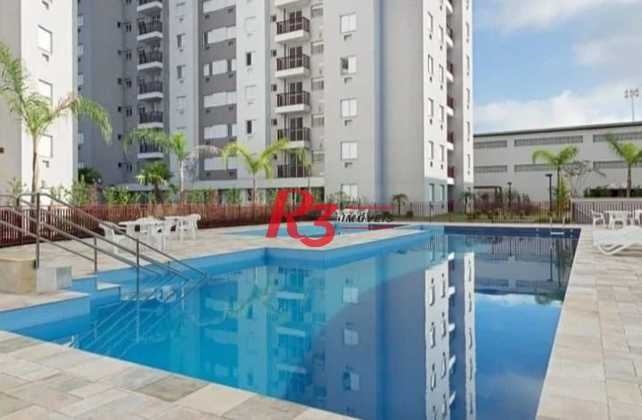 Apartamento com 2 dormitórios à venda, 48 m² por R$ 320.000,00 - Castelo - Santos/SP