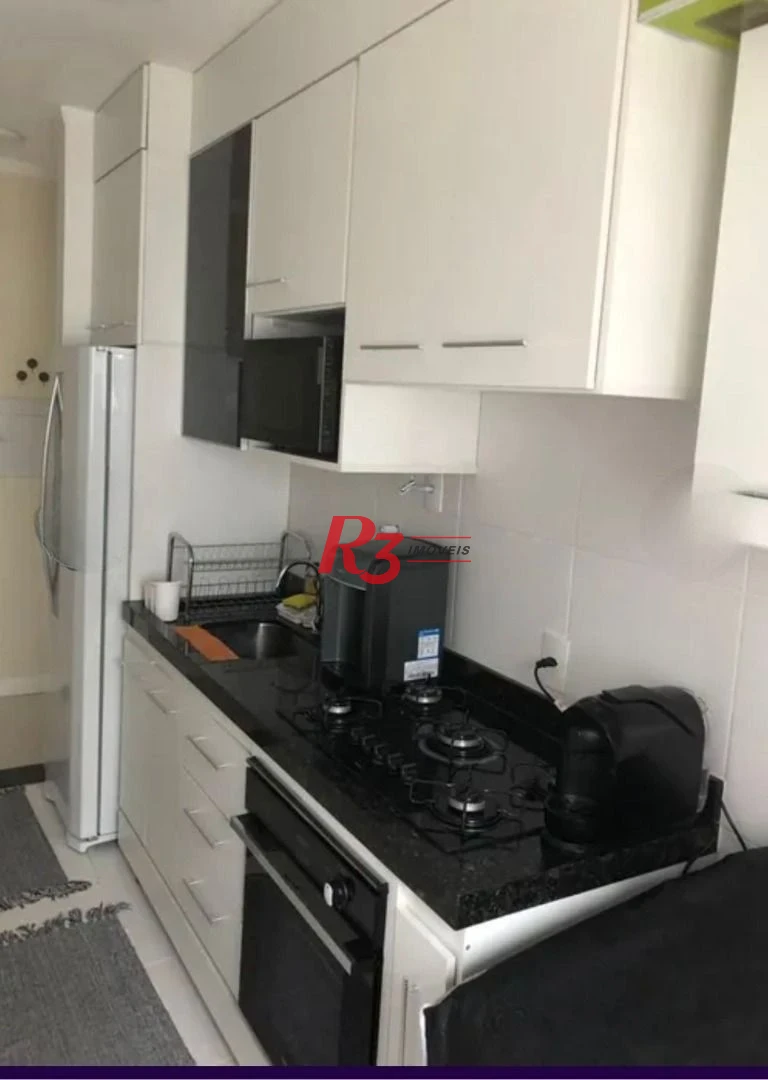 Apartamento com 2 dormitórios à venda, 48 m² por R$ 320.000,00 - Castelo - Santos/SP