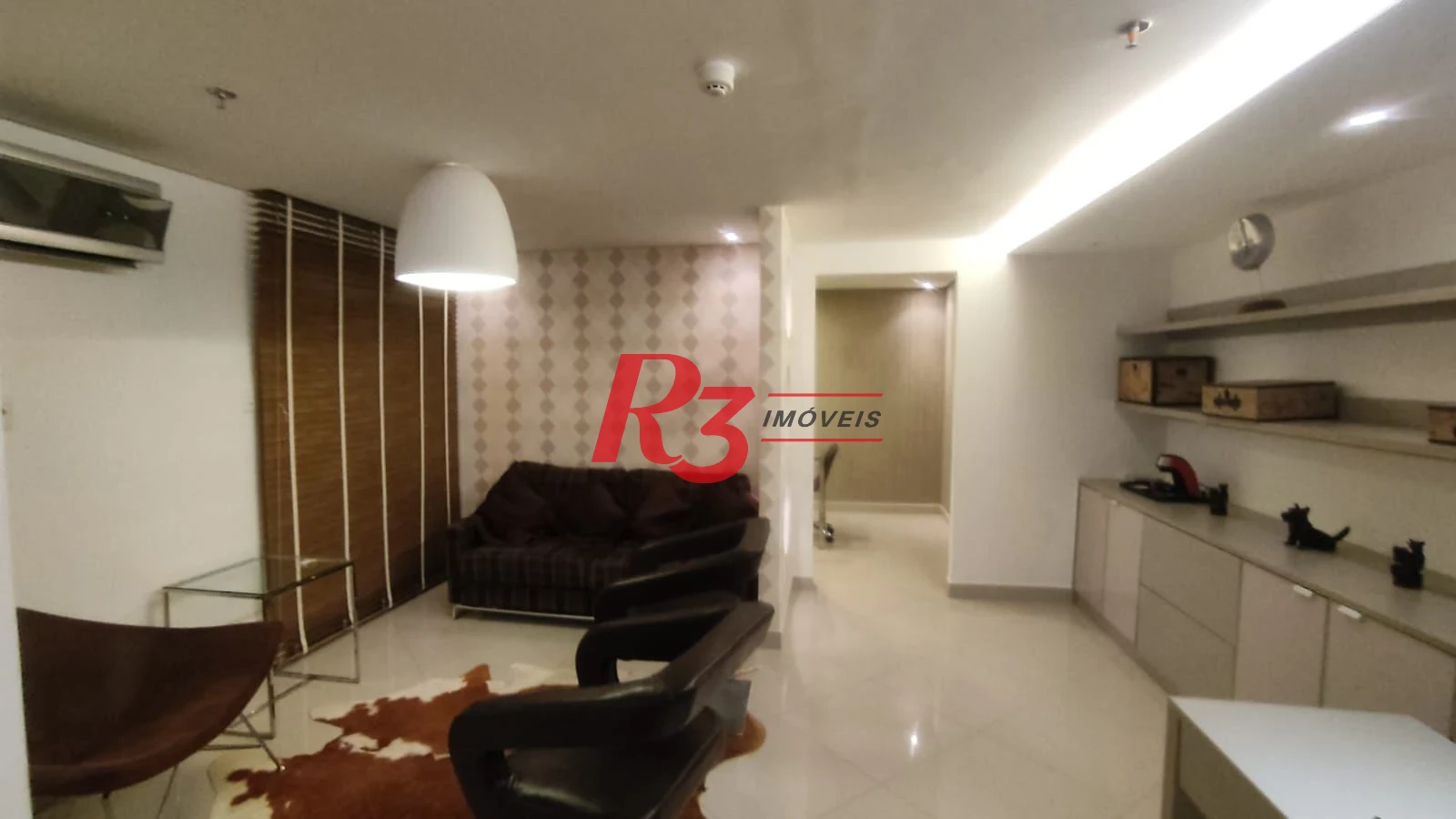 Sala para alugar, 45 m² por R$ 3.500,00/mês - Marapé - Santos/SP