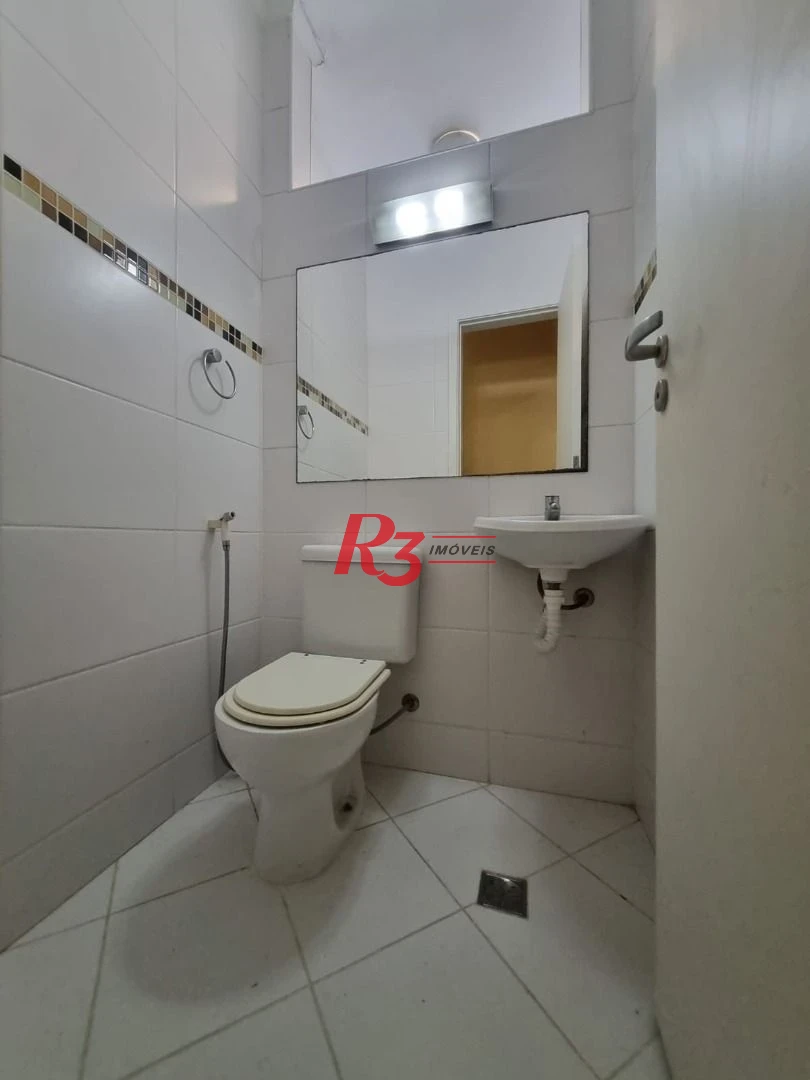 Apartamento com 2 dormitórios à venda, 80 m² por R$ 417.000,00 - Boqueirão - Santos/SP