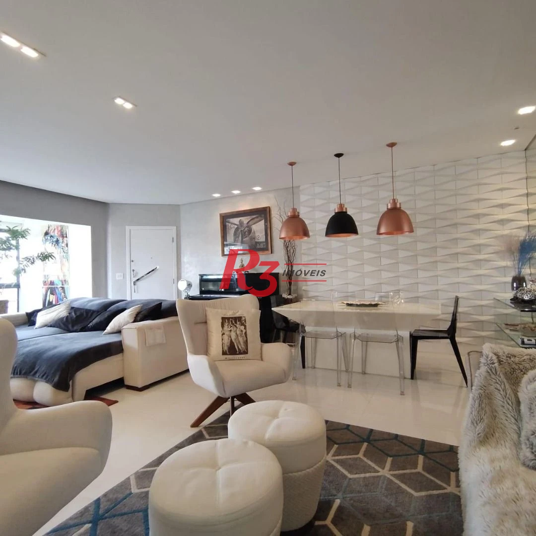 Apartamento à venda, 170 m² por R$ 2.350.000,00 - Gonzaga - Santos/SP