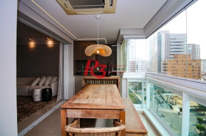 Apartamento à venda, 232 m² por R$ 4.190.000,00 - Embaré - Santos/SP