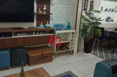 Casa com 3 dormitórios à venda, 265 m² por R$ 744.000,00 - Chico de Paula - Santos/SP