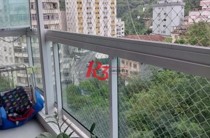 Apartamento com 2 dormitórios à venda, 77 m² por R$ 750.000,00 - José Menino - Santos/SP