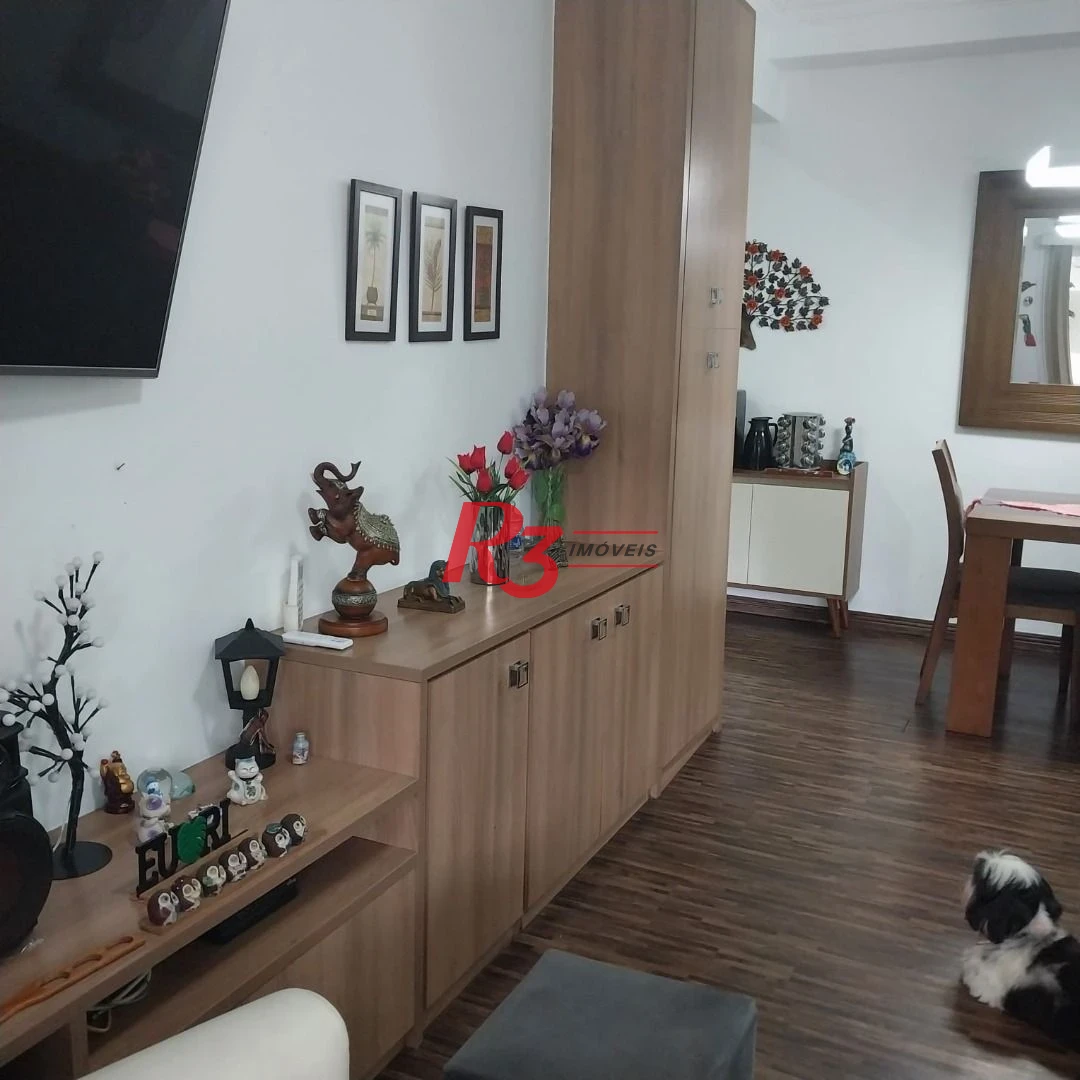 Apartamento com 2 dormitórios à venda, 77 m² por R$ 750.000,00 - José Menino - Santos/SP