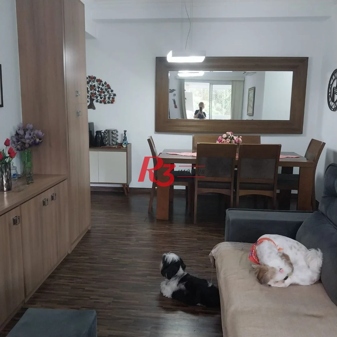 Apartamento com 2 dormitórios à venda, 77 m² por R$ 750.000,00 - José Menino - Santos/SP