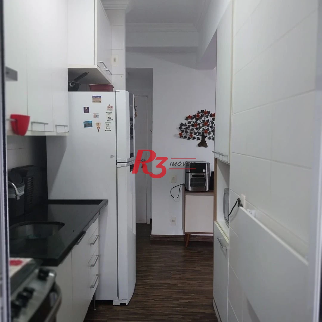 Apartamento com 2 dormitórios à venda, 77 m² por R$ 750.000,00 - José Menino - Santos/SP