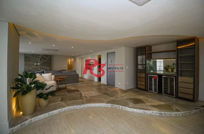 Apartamento com 3 Quartos à venda, 272 m² por R$ 2.950.000 - Gonzaga - Santos/SP