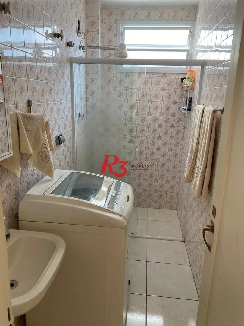 Apartamento á venda 1 dormitório Prédio Frente Mar 64m²  Praia do Gonzaguinha.