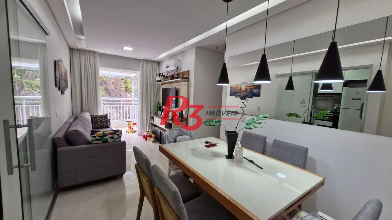 Apartamento à venda, 64 m² por R$ 596.000,00 - Marapé - Santos/SP