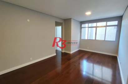 Apartamento à venda, 90 m² por R$ 490.000,00 - Campo Grande - Santos/SP