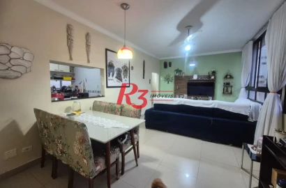 Apartamento à venda, 110 m² por R$ 620.000,00 - Gonzaga - Santos/SP