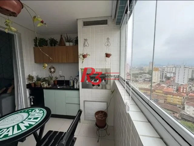 Apartamento com 3 dormitórios à venda, 85 m² por R$ 1.325.000,00 - Boqueirão - Santos/SP