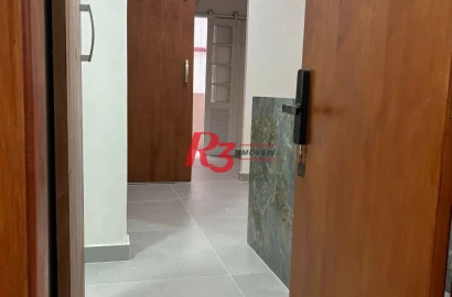 Apartamento com 1 dormitório à venda, 50 m² por R$ 440.000,00 - José Menino - Santos/SP