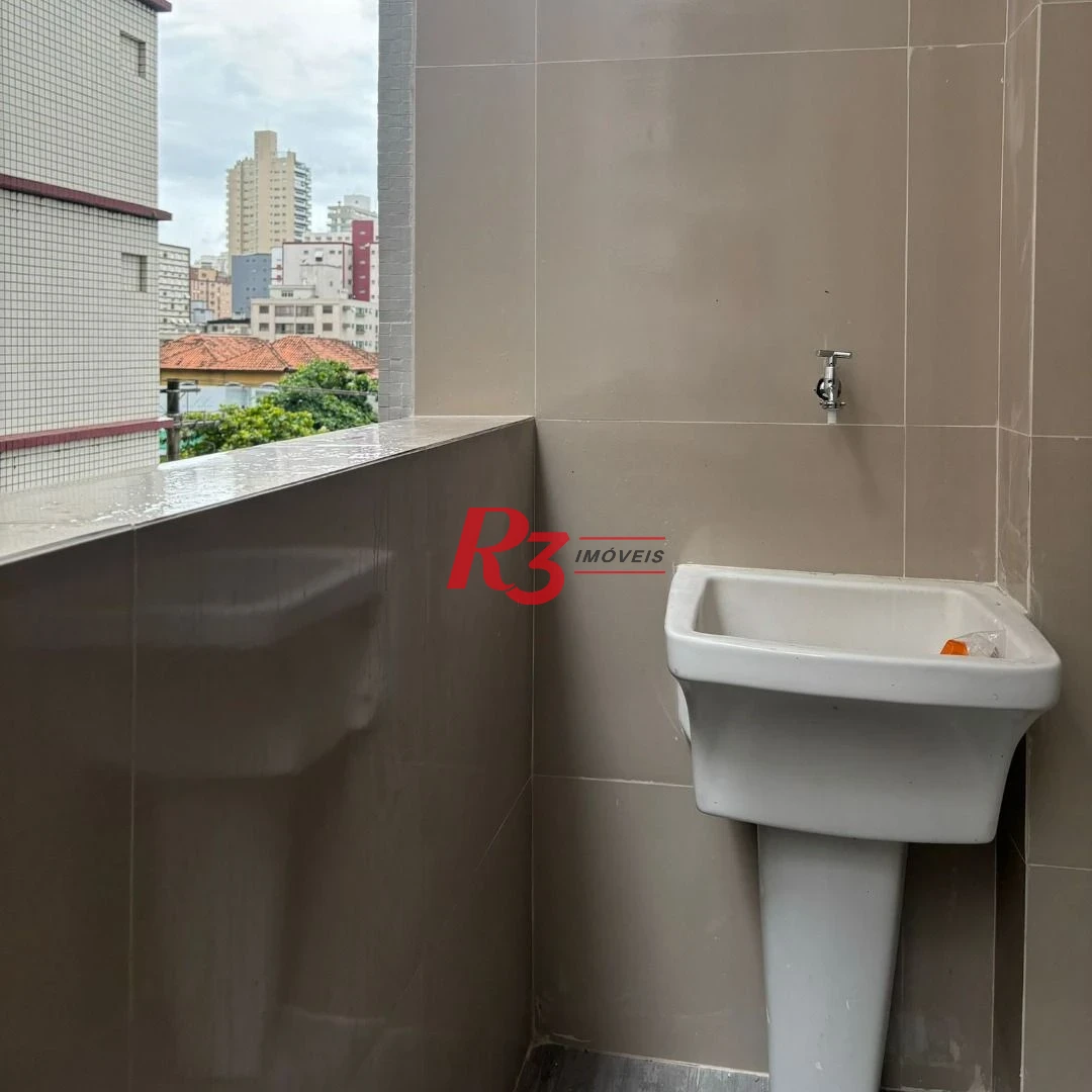 Apartamento com 1 dormitório à venda, 50 m² por R$ 440.000,00 - José Menino - Santos/SP