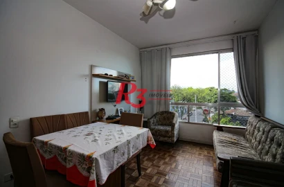 Apartamento com 2 dormitórios à venda, 79 m² por R$ 425.000,00 - Embaré - Santos/SP
