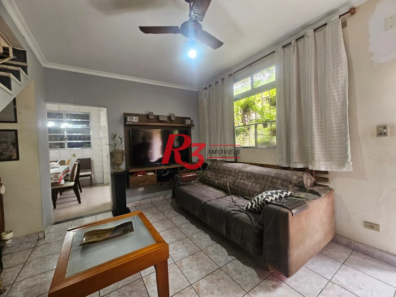 Sobrado com 2 dormitórios à venda, 98 m² por R$ 650.000,00 - Campo Grande - Santos/SP
