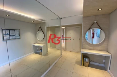 Apartamento com 2 dormitórios à venda, 40 m² por R$ 295.000,00 - Castelo - Santos/SP