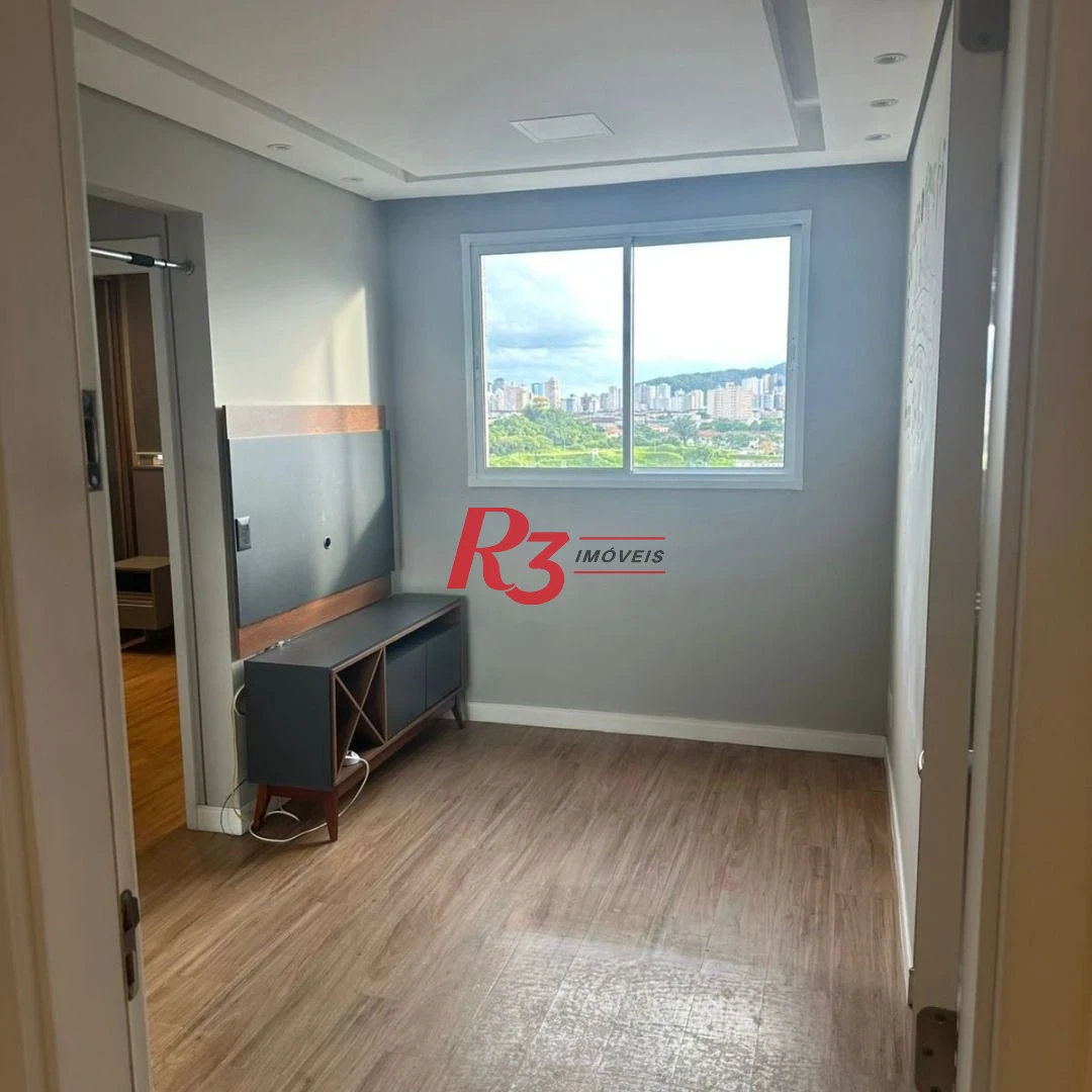 Apartamento com 2 dormitórios à venda, 40 m² por R$ 295.000,00 - Castelo - Santos/SP