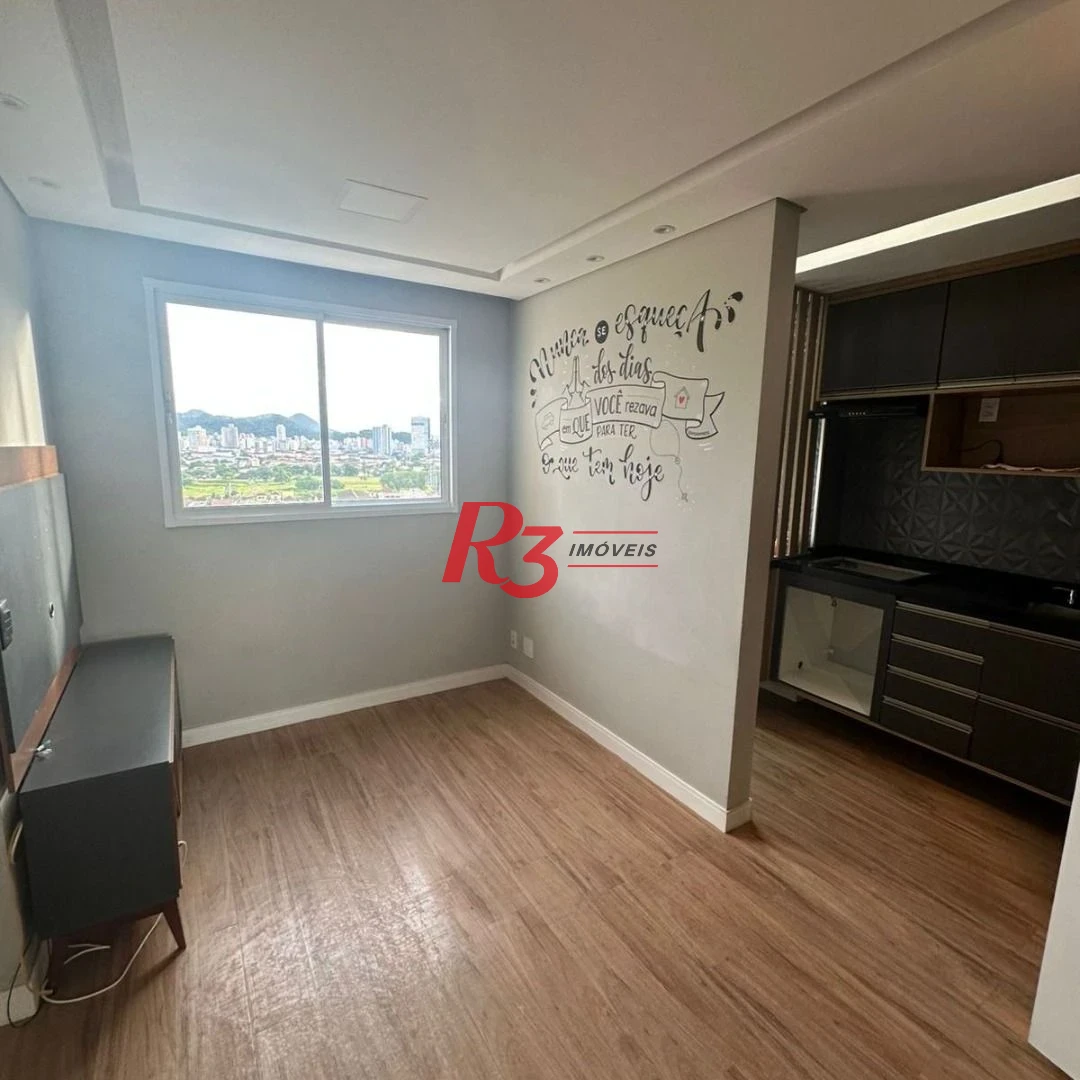 Apartamento com 2 dormitórios à venda, 40 m² por R$ 295.000,00 - Castelo - Santos/SP