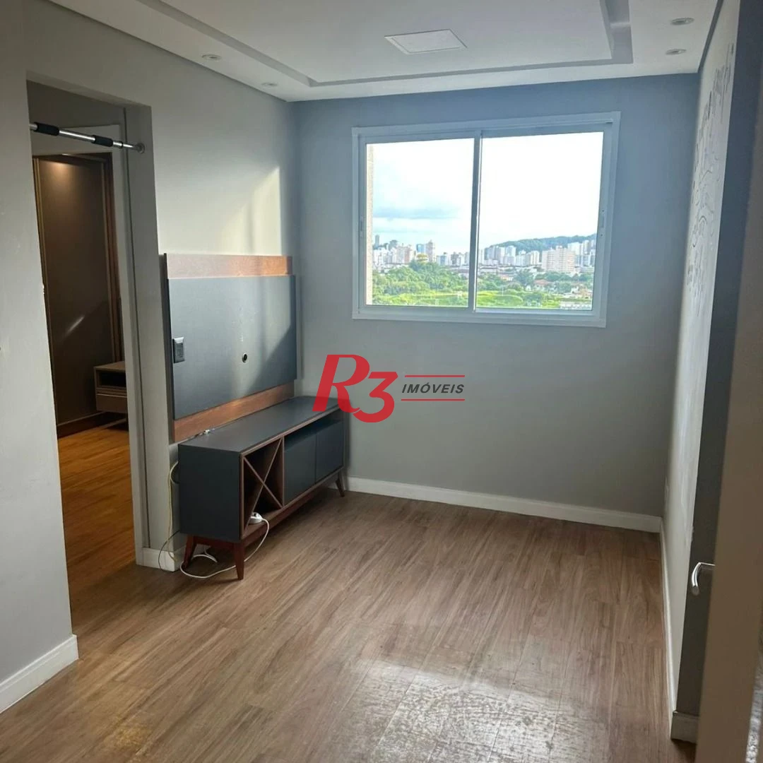 Apartamento com 2 dormitórios à venda, 40 m² por R$ 295.000,00 - Castelo - Santos/SP