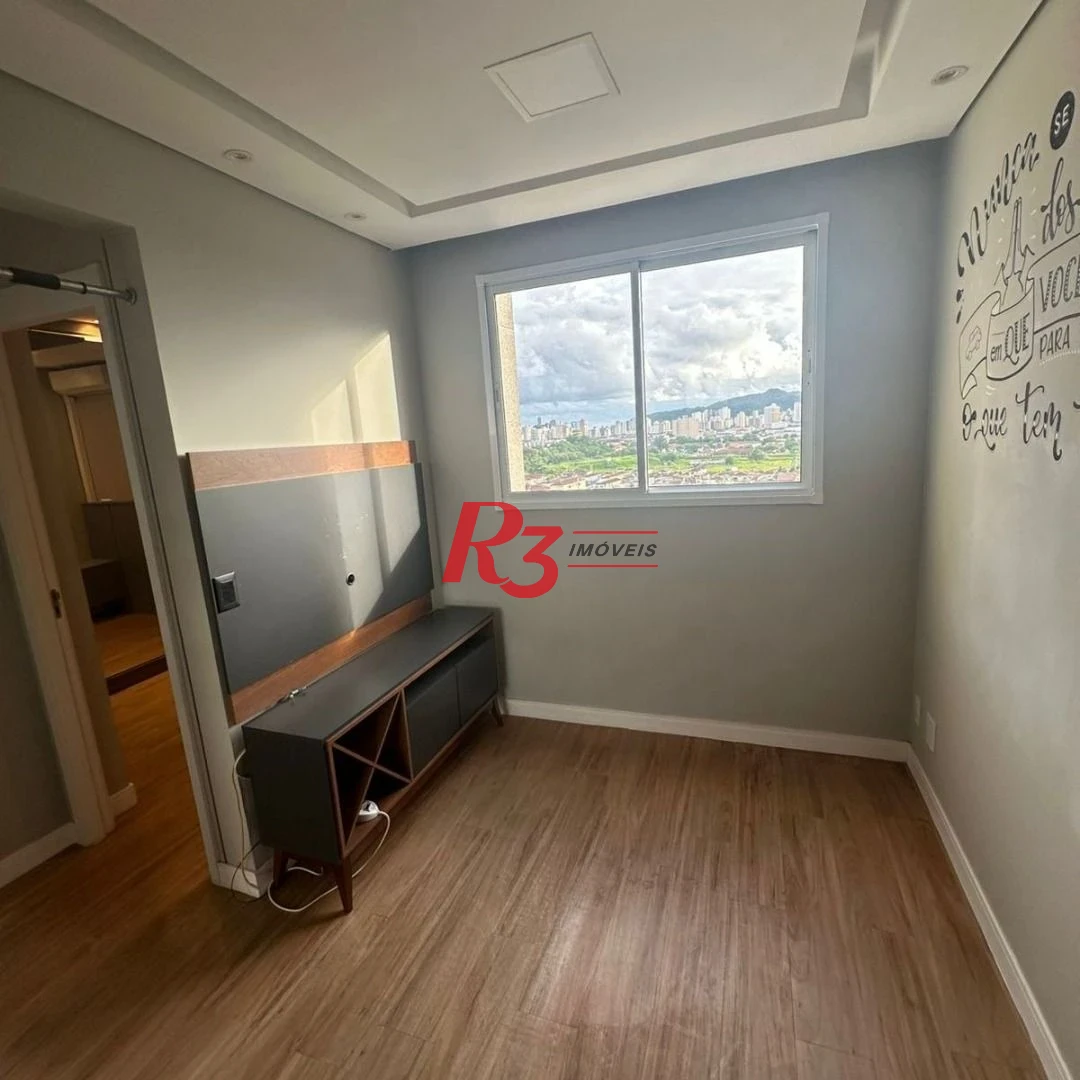 Apartamento com 2 dormitórios à venda, 40 m² por R$ 295.000,00 - Castelo - Santos/SP