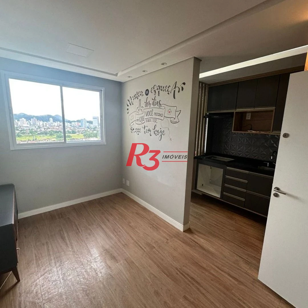Apartamento com 2 dormitórios à venda, 40 m² por R$ 295.000,00 - Castelo - Santos/SP
