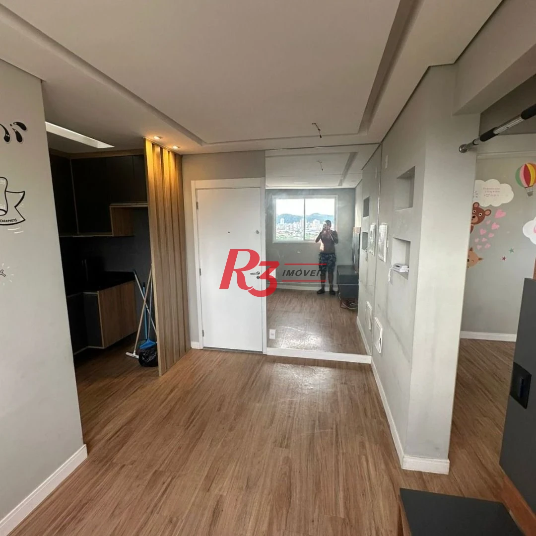 Apartamento com 2 dormitórios à venda, 40 m² por R$ 295.000,00 - Castelo - Santos/SP