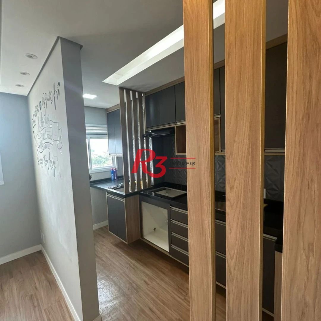 Apartamento com 2 dormitórios à venda, 40 m² por R$ 295.000,00 - Castelo - Santos/SP