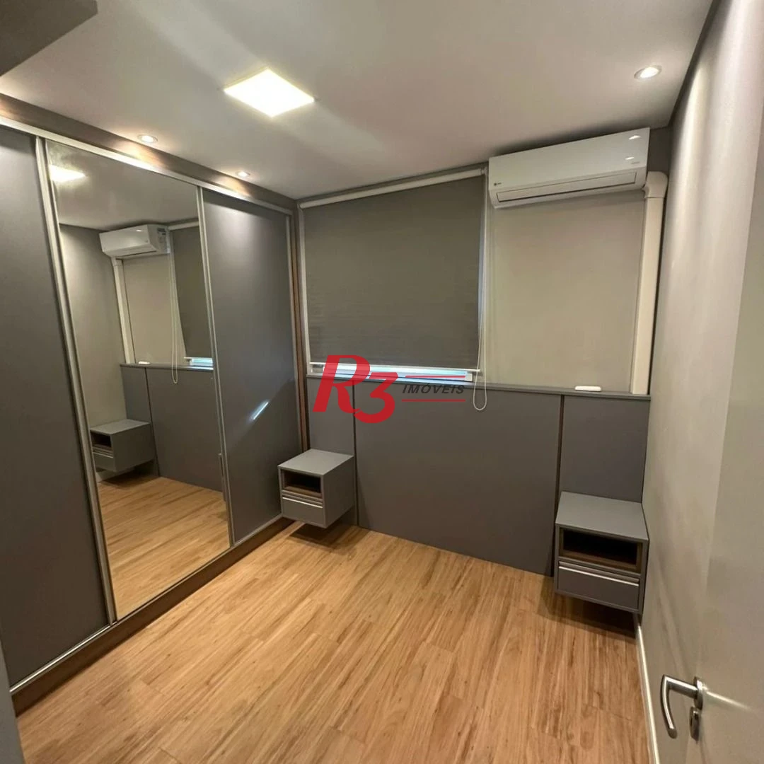 Apartamento com 2 dormitórios à venda, 40 m² por R$ 295.000,00 - Castelo - Santos/SP