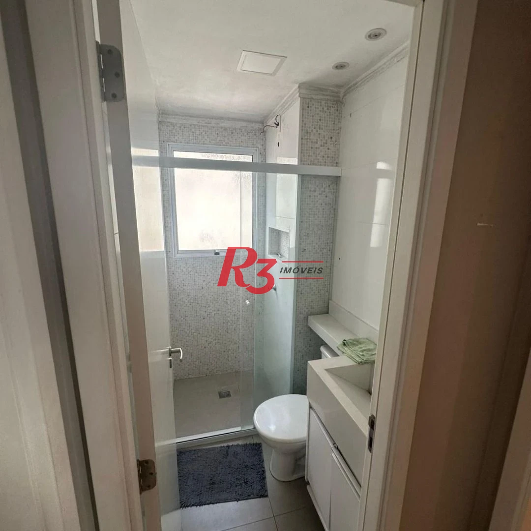 Apartamento com 2 dormitórios à venda, 40 m² por R$ 295.000,00 - Castelo - Santos/SP